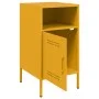 Nachttisch aus kaltgewalztem Stahl in Gelb 36x39x68 cm von , Nachttische - Ref: Foro24-843072, Preis: 63,96 €, Rabatt: %