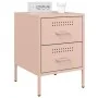 Mesitas de noche 2 unidades acero rosa 36x39x50,5 cm de , Mesitas de noche - Ref: Foro24-842925, Precio: 107,45 €, Descuento: %