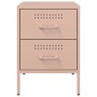 Nachttische, 2 Stück, rosa Stahl, 36x39x50,5 cm. von , Nachttische - Ref: Foro24-842925, Preis: 127,79 €, Rabatt: %