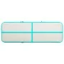 Aufblasbare Gymnastikmatte mit Pumpe, grünes PVC, 400 x 100 x 20 cm von vidaXL, Pilates und Yogamatten - Ref: Foro24-92681, P...