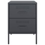 Mesitas de noche 2 unidades acero gris antracita 36x39x50,5 cm de , Mesitas de noche - Ref: Foro24-842927, Precio: 127,73 €, ...