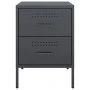 Mesitas de noche 2 unidades acero gris antracita 36x39x50,5 cm de , Mesitas de noche - Ref: Foro24-842927, Precio: 107,45 €, ...