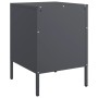 Mesitas de noche 2 unidades acero gris antracita 36x39x50,5 cm de , Mesitas de noche - Ref: Foro24-842927, Precio: 127,73 €, ...