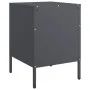 Mesitas de noche 2 unidades acero gris antracita 36x39x50,5 cm de , Mesitas de noche - Ref: Foro24-842927, Precio: 107,45 €, ...