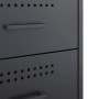 Mesitas de noche 2 unidades acero gris antracita 36x39x50,5 cm de , Mesitas de noche - Ref: Foro24-842927, Precio: 127,73 €, ...