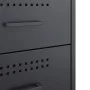 Mesitas de noche 2 unidades acero gris antracita 36x39x50,5 cm de , Mesitas de noche - Ref: Foro24-842927, Precio: 107,45 €, ...