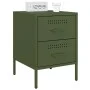 Nachttische, 2 Stück, Olivengrünes Stahl, 36x39x50,5 cm. von , Nachttische - Ref: Foro24-842931, Preis: 107,45 €, Rabatt: %