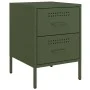 Nachttische, 2 Stück, Olivengrünes Stahl, 36x39x50,5 cm. von , Nachttische - Ref: Foro24-842931, Preis: 107,45 €, Rabatt: %