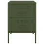 Nachttische, 2 Stück, Olivengrünes Stahl, 36x39x50,5 cm. von , Nachttische - Ref: Foro24-842931, Preis: 107,45 €, Rabatt: %