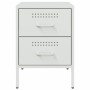 Nachttische, 2 Stück, weißer Stahl, 36x39x50,5 cm. von , Nachttische - Ref: Foro24-842933, Preis: 127,79 €, Rabatt: %