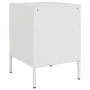 Bedside tables 2 units white steel 36x39x50.5 cm by , Nightstands - Ref: Foro24-842933, Price: 107,45 €, Discount: %
