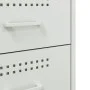 Mesitas de noche 2 unidades acero blanco 36x39x50,5 cm de , Mesitas de noche - Ref: Foro24-842933, Precio: 107,45 €, Descuent...