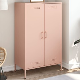 Steel pink sideboard 68x39x113 cm by , Sideboards - Ref: Foro24-842965, Price: 147,32 €, Discount: %