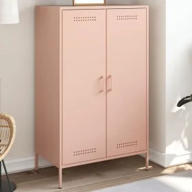 Steel pink sideboard 68x39x113 cm by , Sideboards - Ref: Foro24-842965, Price: 145,65 €, Discount: %