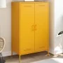 Aparador de acero amarillo mostaza 68x39x113 cm de , Aparadores - Ref: Foro24-842967, Precio: 145,58 €, Descuento: %