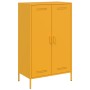 Aparador de acero amarillo mostaza 68x39x113 cm de , Aparadores - Ref: Foro24-842967, Precio: 147,24 €, Descuento: %