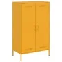 Aparador de acero amarillo mostaza 68x39x113 cm de , Aparadores - Ref: Foro24-842967, Precio: 145,58 €, Descuento: %