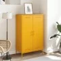 Aparador de acero amarillo mostaza 68x39x113 cm de , Aparadores - Ref: Foro24-842967, Precio: 145,58 €, Descuento: %