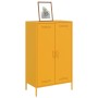 Aparador de acero amarillo mostaza 68x39x113 cm de , Aparadores - Ref: Foro24-842967, Precio: 147,24 €, Descuento: %