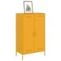 Aparador de acero amarillo mostaza 68x39x113 cm de , Aparadores - Ref: Foro24-842967, Precio: 145,58 €, Descuento: %