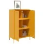 Aparador de acero amarillo mostaza 68x39x113 cm de , Aparadores - Ref: Foro24-842967, Precio: 145,58 €, Descuento: %