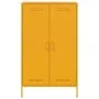 Aparador de acero amarillo mostaza 68x39x113 cm de , Aparadores - Ref: Foro24-842967, Precio: 145,58 €, Descuento: %