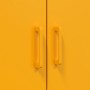 Aparador de acero amarillo mostaza 68x39x113 cm de , Aparadores - Ref: Foro24-842967, Precio: 147,24 €, Descuento: %