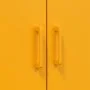 Aparador de acero amarillo mostaza 68x39x113 cm de , Aparadores - Ref: Foro24-842967, Precio: 145,58 €, Descuento: %