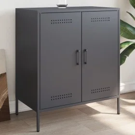 Anthracite gray steel sideboard 68x39x79 cm by , Sideboards - Ref: Foro24-842978, Price: 107,27 €, Discount: %