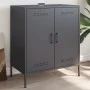 Anrichte aus anthrazitgrauem Stahl 68x39x79 cm von , Sideboards - Ref: Foro24-842978, Preis: 107,27 €, Rabatt: %
