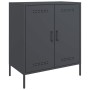 Anrichte aus anthrazitgrauem Stahl 68x39x79 cm von , Sideboards - Ref: Foro24-842978, Preis: 108,44 €, Rabatt: %