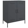 Anrichte aus anthrazitgrauem Stahl 68x39x79 cm von , Sideboards - Ref: Foro24-842978, Preis: 107,27 €, Rabatt: %
