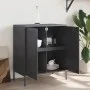 Anrichte aus anthrazitgrauem Stahl 68x39x79 cm von , Sideboards - Ref: Foro24-842978, Preis: 107,27 €, Rabatt: %
