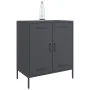 Anrichte aus anthrazitgrauem Stahl 68x39x79 cm von , Sideboards - Ref: Foro24-842978, Preis: 107,27 €, Rabatt: %
