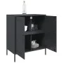 Anrichte aus anthrazitgrauem Stahl 68x39x79 cm von , Sideboards - Ref: Foro24-842978, Preis: 107,27 €, Rabatt: %