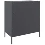 Anrichte aus anthrazitgrauem Stahl 68x39x79 cm von , Sideboards - Ref: Foro24-842978, Preis: 107,27 €, Rabatt: %