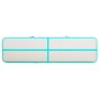 Aufblasbare Gymnastikmatte und Pumpe aus grünem PVC, 800 x 100 x 20 cm von vidaXL, Pilates und Yogamatten - Ref: Foro24-92693...