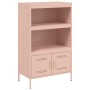 Aparador de acero rosa 68x39x113 cm de , Aparadores - Ref: Foro24-842971, Precio: 128,32 €, Descuento: %