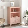 Steel pink sideboard 68x39x113 cm by , Sideboards - Ref: Foro24-842971, Price: 126,94 €, Discount: %