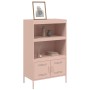 Aparador de acero rosa 68x39x113 cm de , Aparadores - Ref: Foro24-842971, Precio: 128,32 €, Descuento: %