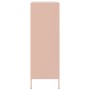 Aparador de acero rosa 68x39x113 cm de , Aparadores - Ref: Foro24-842971, Precio: 128,32 €, Descuento: %