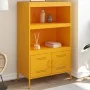 Gelber Senf-Stahlschrank 68x39x113 cm von , Sideboards - Ref: Foro24-842973, Preis: 128,54 €, Rabatt: %