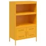 Gelber Senf-Stahlschrank 68x39x113 cm von , Sideboards - Ref: Foro24-842973, Preis: 128,54 €, Rabatt: %