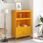 Aparador de acero amarillo mostaza 68x39x113 cm de , Aparadores - Ref: Foro24-842973, Precio: 128,47 €, Descuento: %