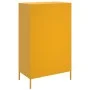 Gelber Senf-Stahlschrank 68x39x113 cm von , Sideboards - Ref: Foro24-842973, Preis: 128,54 €, Rabatt: %