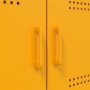 Aparador de acero amarillo mostaza 68x39x113 cm de , Aparadores - Ref: Foro24-842973, Precio: 128,47 €, Descuento: %
