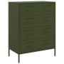 Olivgrüner Stahlschrank 68x39x89 cm von , Sideboards - Ref: Foro24-842986, Preis: 157,07 €, Rabatt: %