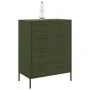 Olivgrüner Stahlschrank 68x39x89 cm von , Sideboards - Ref: Foro24-842986, Preis: 156,31 €, Rabatt: %