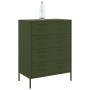 Olivgrüner Stahlschrank 68x39x89 cm von , Sideboards - Ref: Foro24-842986, Preis: 157,07 €, Rabatt: %
