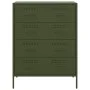 Olivgrüner Stahlschrank 68x39x89 cm von , Sideboards - Ref: Foro24-842986, Preis: 156,31 €, Rabatt: %